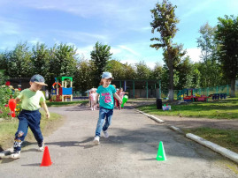 «День весёлых эстафет» «День весёлых эстафет».